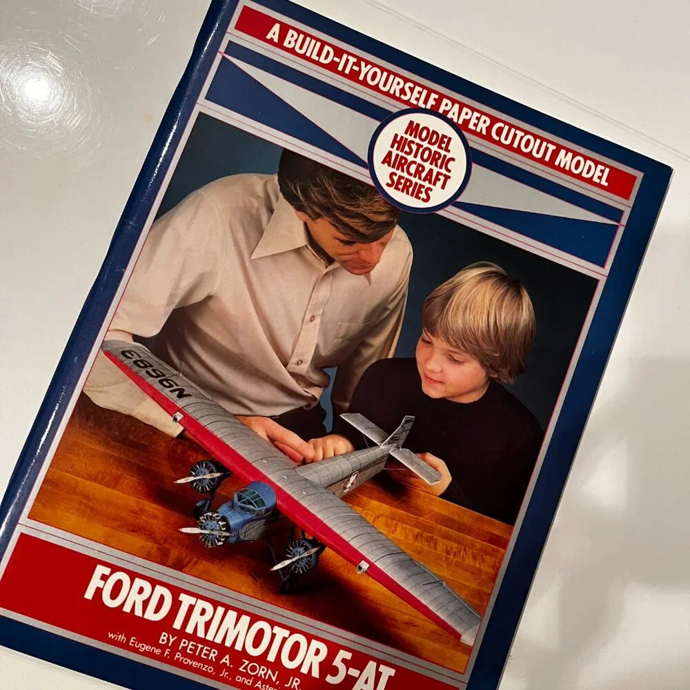 Paper Cutout Model –‎ Ford Trimotor 5-AT (Build-It-Yourself, 1982) – New